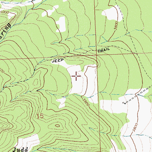 Topographic Map of 05N21W15AADB01 Well, MT