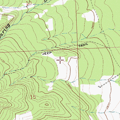 Topographic Map of 05N21W15AABD01 Well, MT