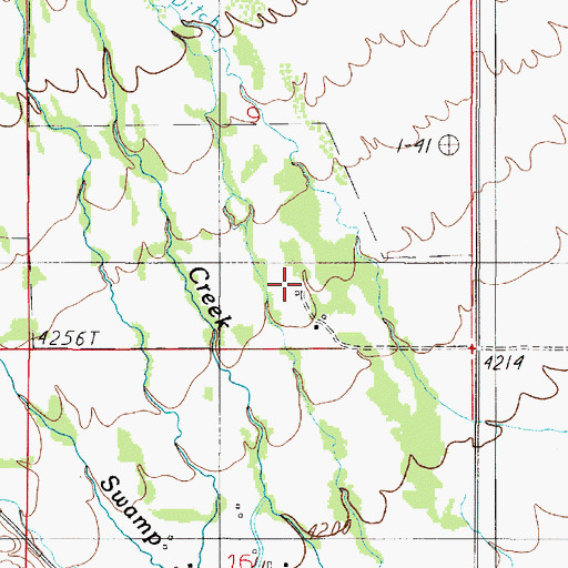 Topographic Map of 05N01E09DC__01 Well, MT