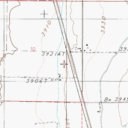Topographic Map of 05N02E10DA__01 Well, MT