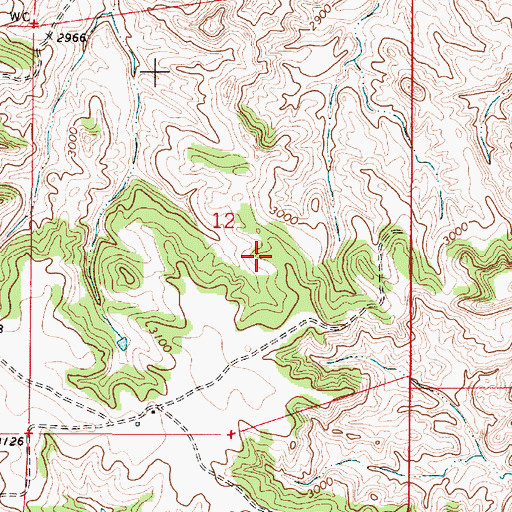 Topographic Map of 05N50E12DB__01 Well, MT