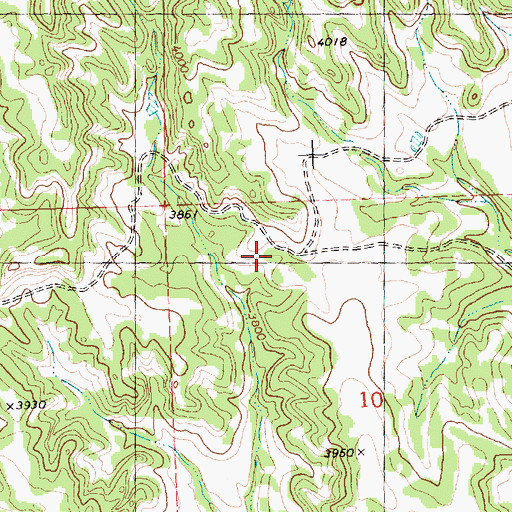 Topographic Map of 05N27E10BACB01 Well, MT