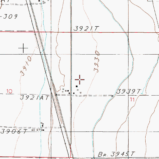 Topographic Map of 05N02E11BC__01 Well, MT