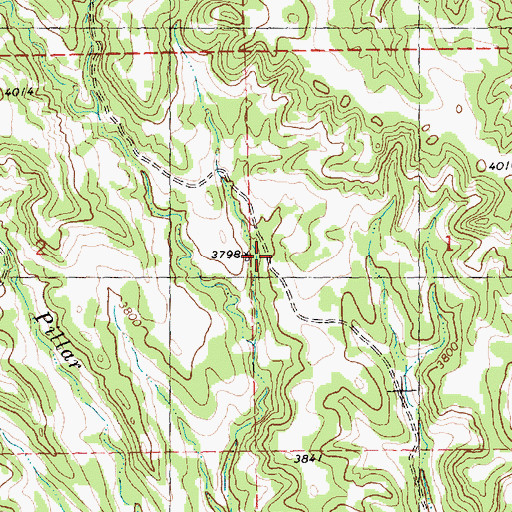 Topographic Map of 05N27E01BCC_01 Well, MT