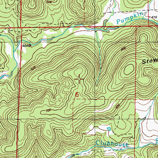 Topographic Map of Miller Prospect, AR