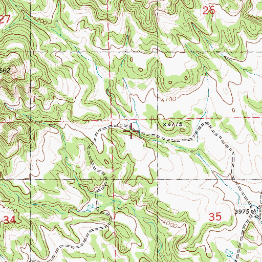 Topographic Map of 06N27E35BBAC01 Well, MT