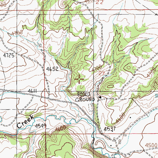 Topographic Map of 06N15E27____01 Well, MT