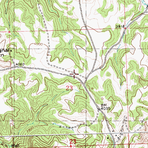 Topographic Map of 06N26E23ACCA01 Well, MT