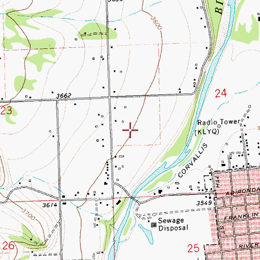 Topographic Map of 06N21W24CB__01 Well, MT