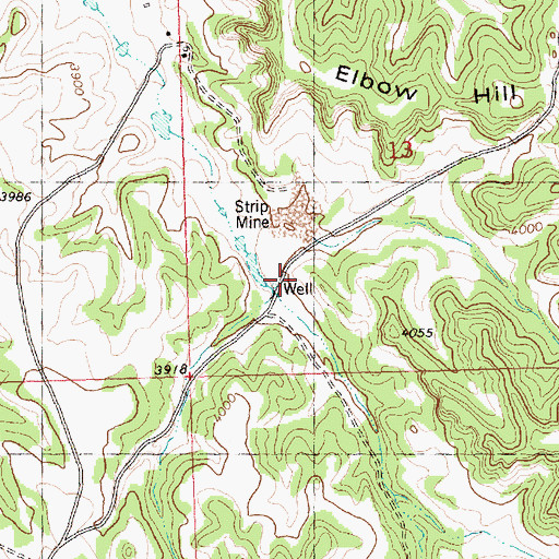 Topographic Map of 06N26E13CCAC01 Well, MT