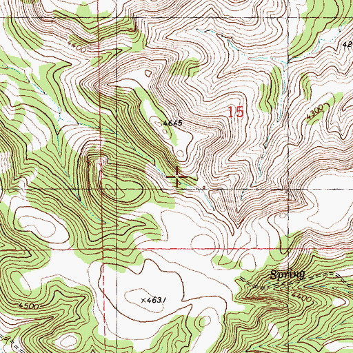 Topographic Map of 06N28E18CADD01 Well, MT