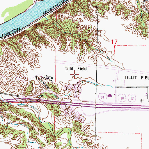 Topographic Map of 06N41E17C___01 Well, MT