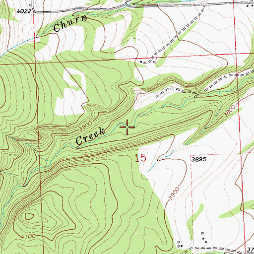 Topographic Map of 06N21W15CDDD01 Well, MT