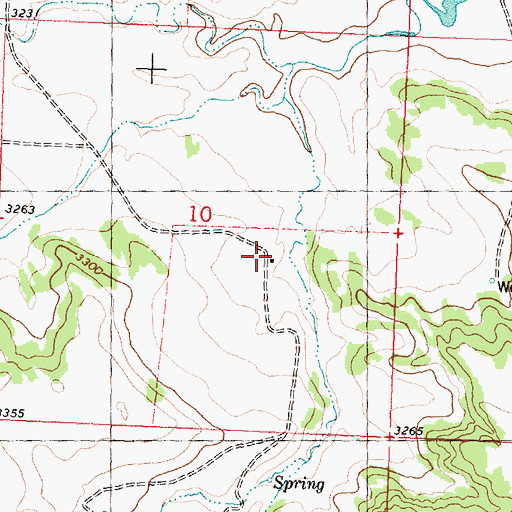 Topographic Map of 06N30E10DBAC01 Well, MT
