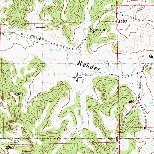 Topographic Map of 06N26E12ACDC01 Well, MT