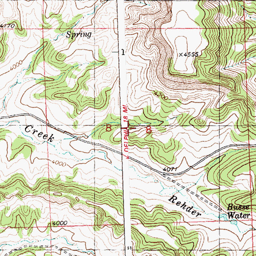 Topographic Map of 06N27E11ACCD01 Well, MT