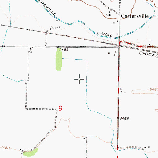 Topographic Map of 06N42E09A___01 Well, MT