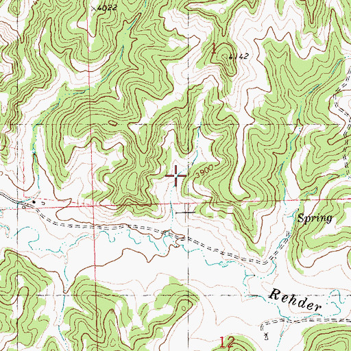 Topographic Map of 06N26E01CDC_01 Well, MT