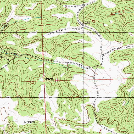 Topographic Map of 06N26E06CCAD01 Well, MT