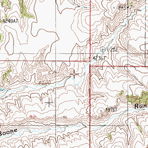 Topographic Map of 06N02E12AA__01 Well, MT