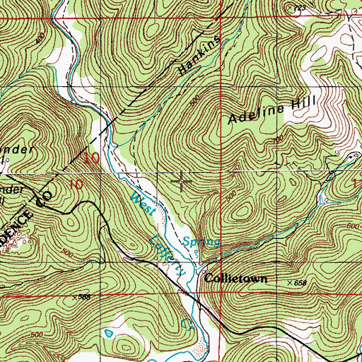 Topographic Map of U N Dobson Prospect, AR