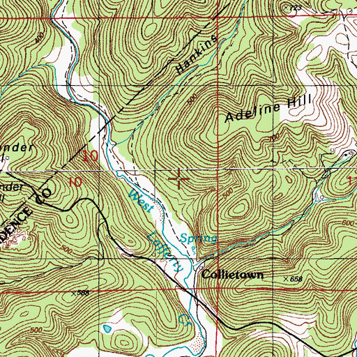 Topographic Map of U N Dobson Prospect, AR