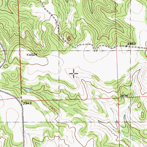 Topographic Map of 06N29E06DCB_01 Spring, MT