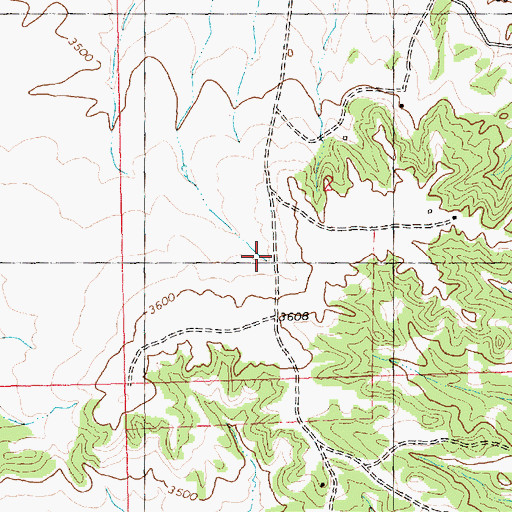Topographic Map of 06N22E02AC__01 Well, MT