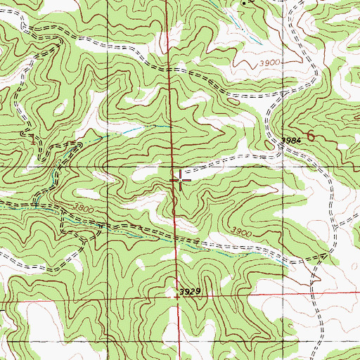 Topographic Map of 06N26E06CBBC01 Well, MT