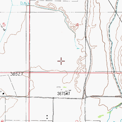 Topographic Map of 06N02E04CD__01 Well, MT