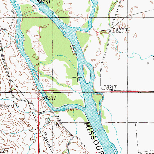 Topographic Map of 06N02E06CD__02 Well, MT