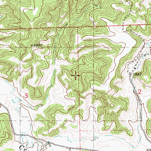 Topographic Map of 06N26E23BBCB01 Well, MT