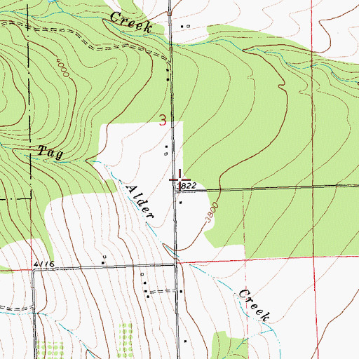 Topographic Map of 06N21W02BA__01 Well, MT
