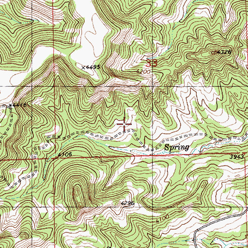 Topographic Map of 07N27E33CDAC02 Well, MT