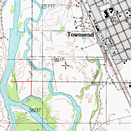 Topographic Map of 07N02E31CD__01 Well, MT
