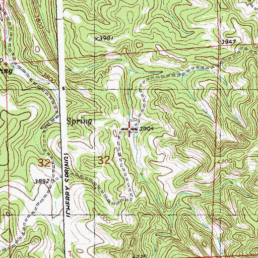 Topographic Map of 07N28E32ACAC01 Well, MT