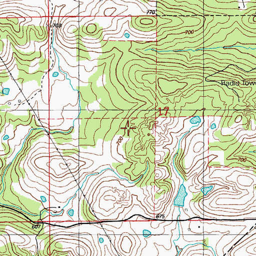 Topographic Map of Haddock Prospect, AR