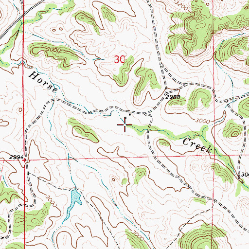Topographic Map of 07N53E30DC__01 Well, MT