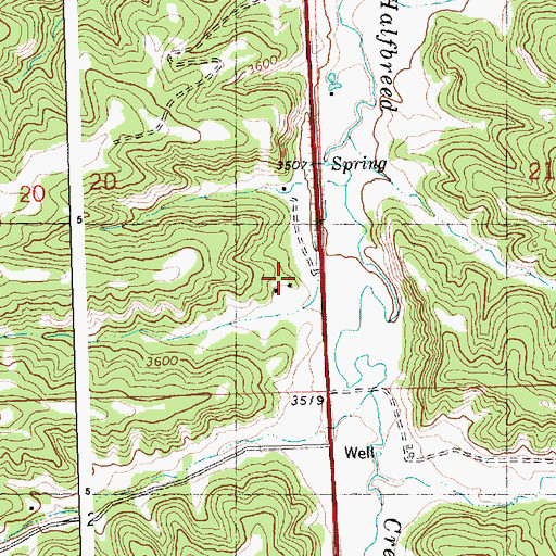 Topographic Map of 07N26E20DADC01 Well, MT