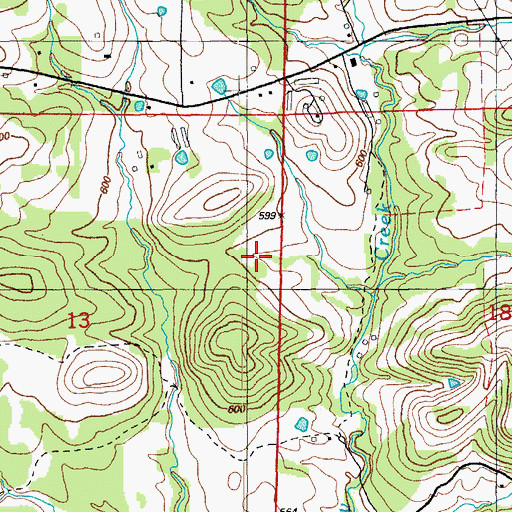 Topographic Map of M E Wilson Prospect, AR