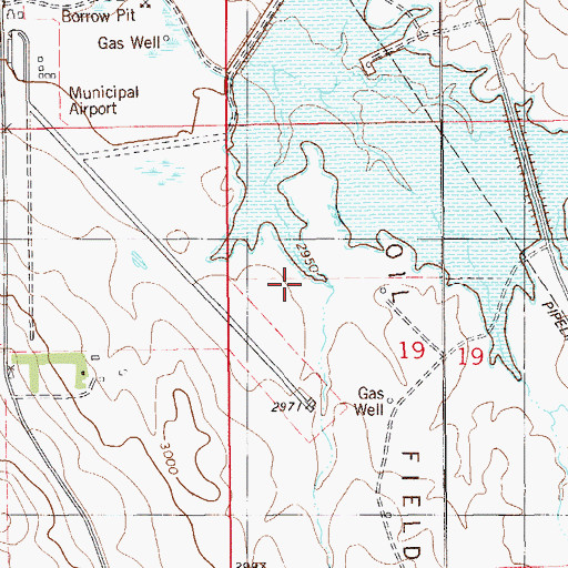 Topographic Map of 07N59E24BD__01 Well, MT