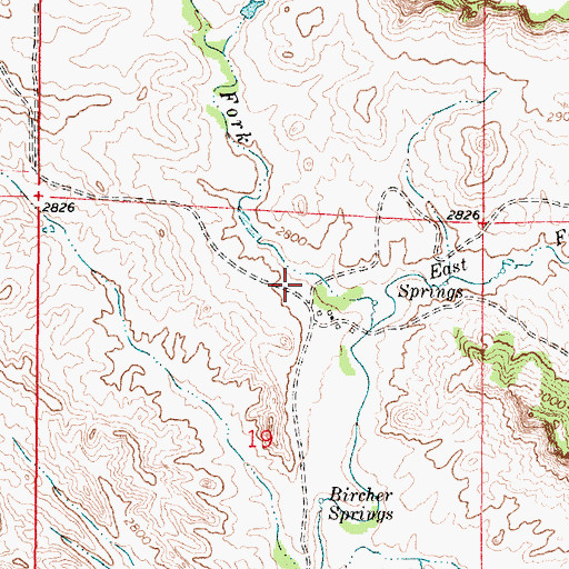 Topographic Map of 07N49E19ABC_01 Well, MT