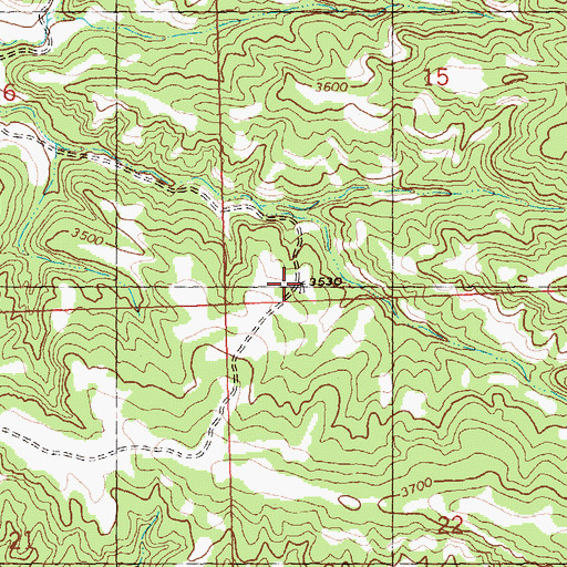 Topographic Map of 07N25E15CCDC01 Well, MT