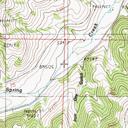 Topographic Map of 07N04W14BBCC01 Well, MT