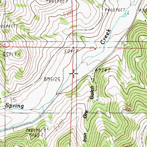 Topographic Map of 07N04W14BBCD01 Well, MT