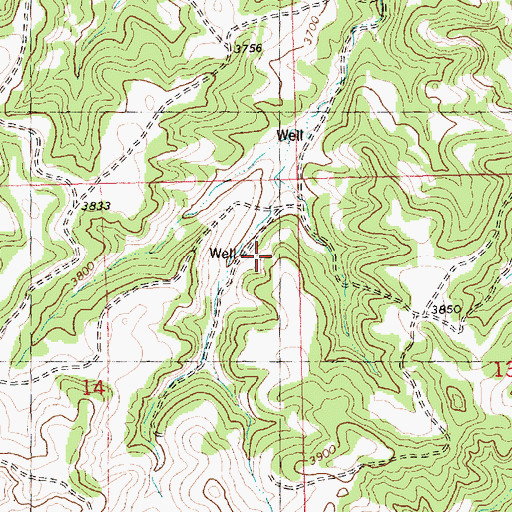 Topographic Map of 07N26E14AAC_01 Well, MT