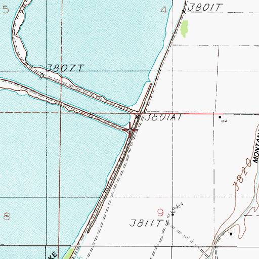 Topographic Map of 07N02E09BA__02 Well, MT