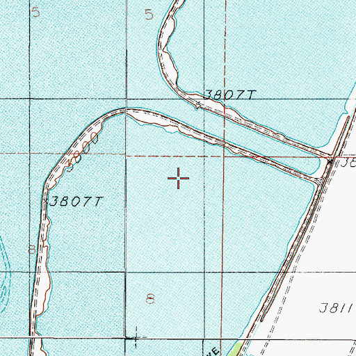 Topographic Map of 07N02E08AA__01 Well, MT