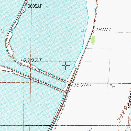 Topographic Map of 07N02E04CD__02 Well, MT