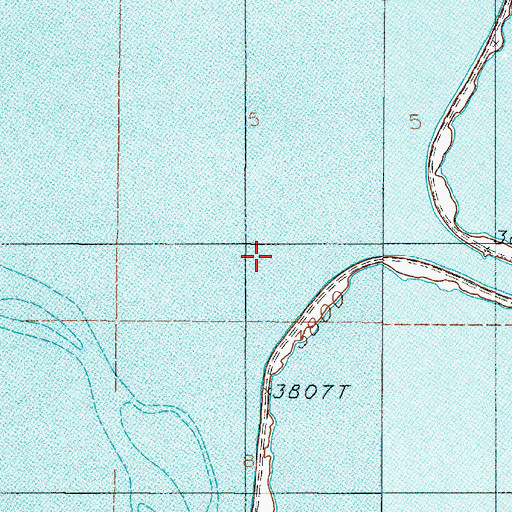 Topographic Map of 07N02E05CD__02 Well, MT